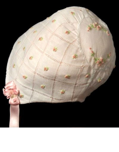 charlotte rose drawn thread bonnet